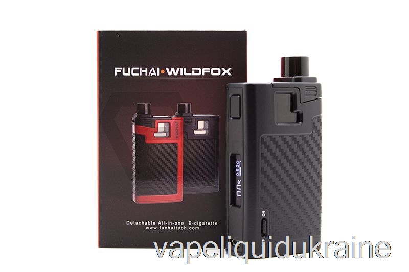 Vape Liquid Ukraine Sigelei Fuchai WildFox 40W All-In-One Kit Black